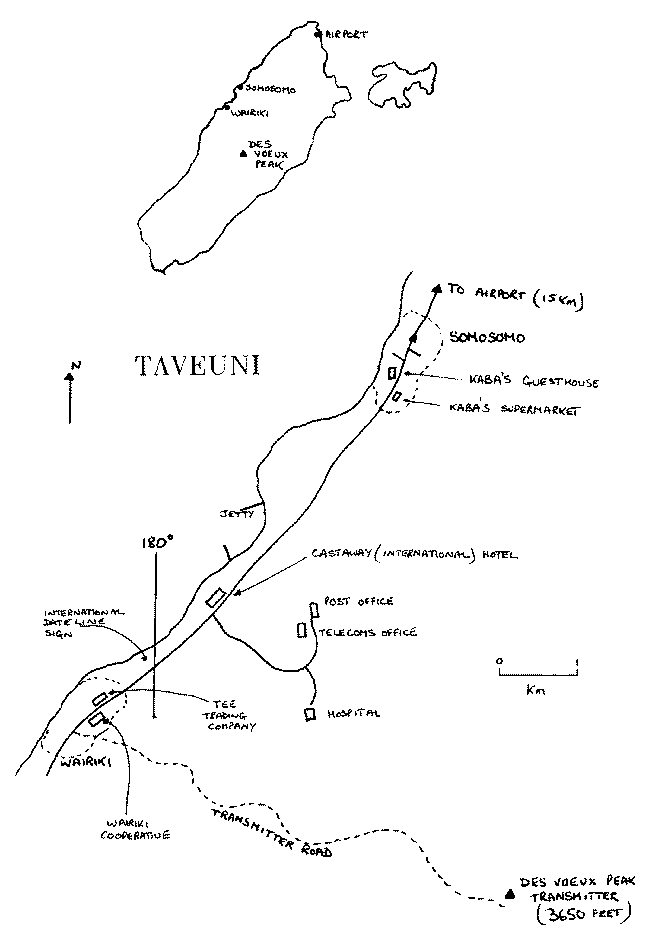 Taveuni map