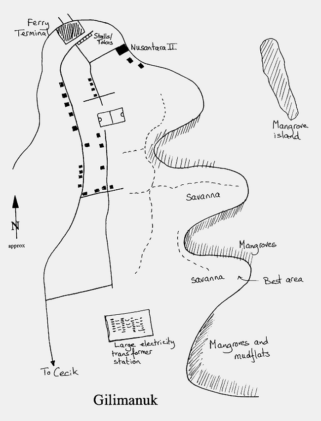 Gilimanuk map