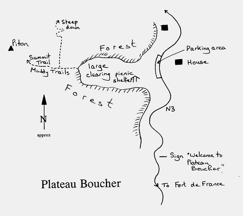 Boucher Plateau map
