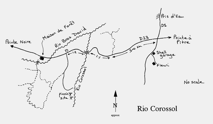 Rio Corossol map