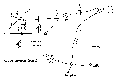 Cuernavaca map