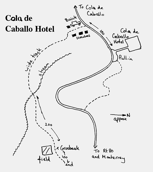 Cola de Caballo map