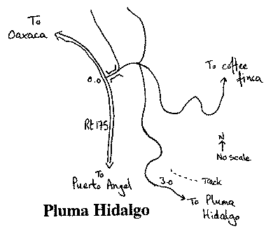 Pluma Hidalgo map
