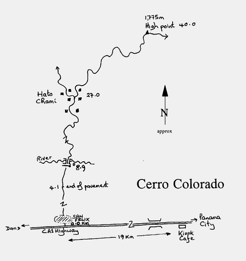 Cerro Colorado map