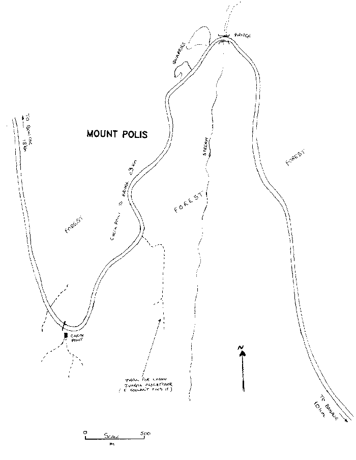 Mount Polis map