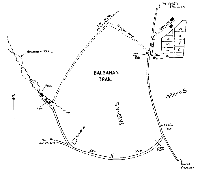 Balsahan Trail map