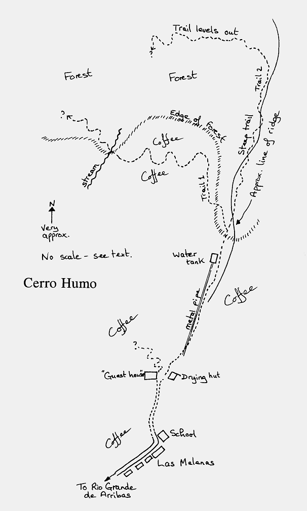 Cerro Humo map