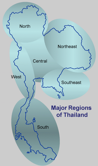 Thailand Major Regions